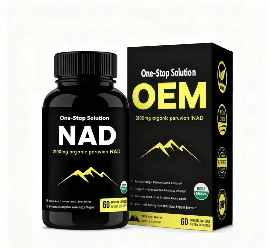Suplement de càpsules OEM NAD (nicotinamida ribòsid).